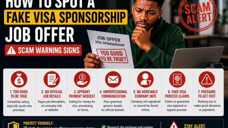 How To Spot A Fake Visa Sponsorship Job Offer (Scam Warning Signs)